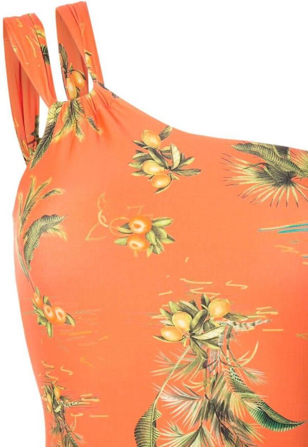 Lygia & Nanny Asymmetrisch badpak Oranje