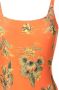 Lygia & Nanny Badpak met bloemenprint Oranje - Thumbnail 5