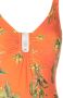 Lygia & Nanny Badpak met bloemenprint Oranje - Thumbnail 5