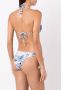 Lygia & Nanny Bikini met palmboomprint Blauw - Thumbnail 4