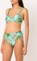 Lygia & Nanny Bikini met tropische print Groen - Thumbnail 3