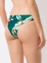 Lygia & Nanny Bikinislip met bladerprint dames polyamide Spandex Elastane 38 Groen - Thumbnail 4