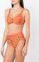 Lygia & Nanny Bikinislip met bloemenprint Oranje - Thumbnail 3