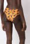 Lygia & Nanny Bikinislip met gedrapeerde taille Oranje - Thumbnail 4