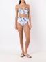 Lygia & Nanny Bikinislip met palmboomprint Blauw - Thumbnail 2