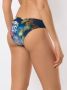 Lygia & Nanny Bikinislip met print dames polyamide Spandex Elastane 38 Blauw - Thumbnail 4