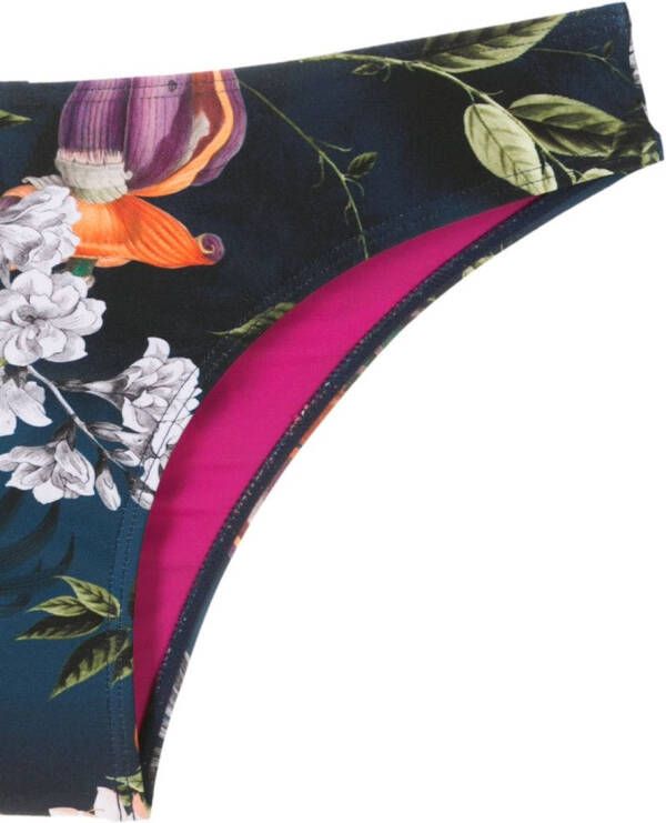 Lygia & Nanny Bikinislip met print Blauw