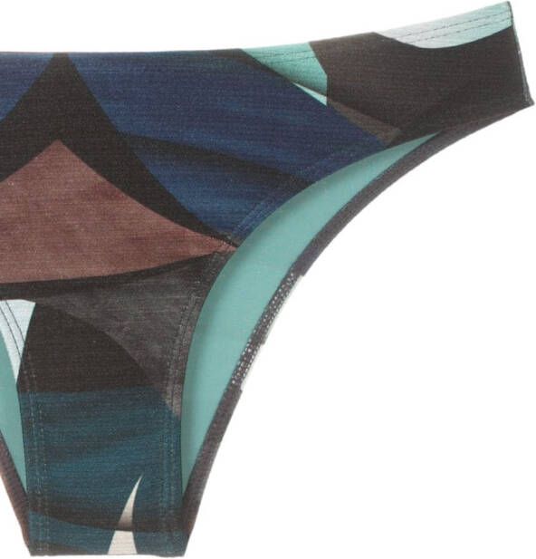 Lygia & Nanny Bikinislip met print Blauw
