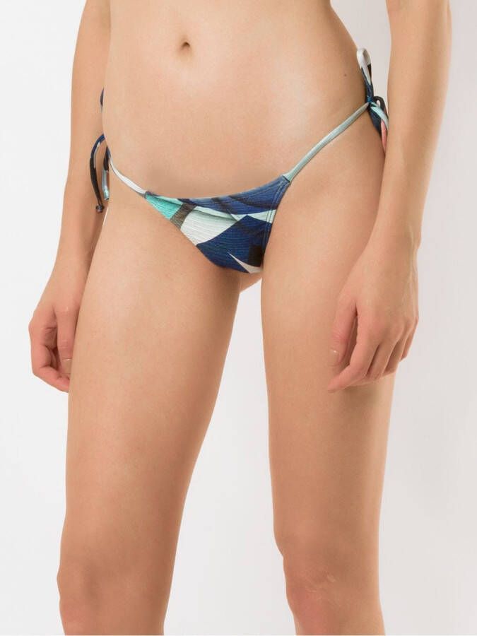 Lygia & Nanny Bikinislip met print Blauw
