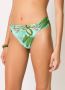 Lygia & Nanny Bikinislip met tropische print Groen - Thumbnail 3