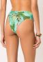 Lygia & Nanny Bikinislip met tropische print Groen - Thumbnail 4