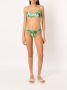 Lygia & Nanny Bikinislip met tropische print Groen - Thumbnail 2
