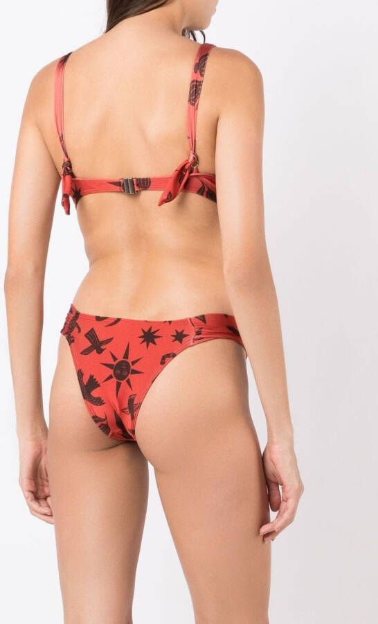 Lygia & Nanny Bikinitop met bandje Bruin