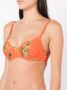 Lygia & Nanny Bikinitop met bloemenprint Oranje - Thumbnail 3