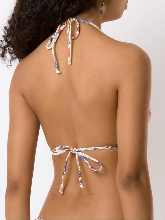 Lygia & Nanny Bikinitop met halternek Beige