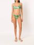 Lygia & Nanny Bikinitop met tropische print Groen - Thumbnail 2