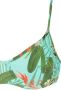 Lygia & Nanny Bikinitop met tropische print Groen - Thumbnail 5