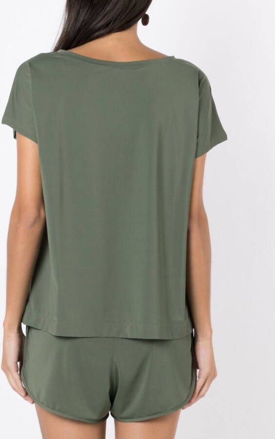 Lygia & Nanny T-shirt met boothals Groen