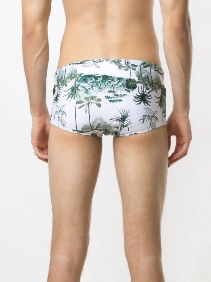Lygia & Nanny Boxershorts met print Wit