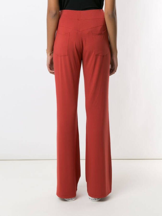 Lygia & Nanny Flared plooibroek Rood