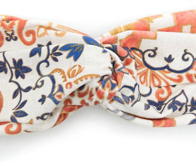 Lygia & Nanny Haarband met print Beige