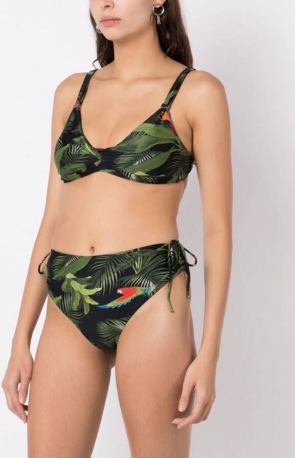 Lygia & Nanny High waist bikini Groen
