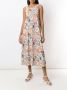 Lygia & Nanny Midi-jurk met bloemenprint Beige - Thumbnail 2
