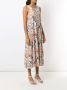 Lygia & Nanny Midi-jurk met bloemenprint Beige - Thumbnail 3