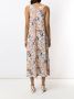 Lygia & Nanny Midi-jurk met bloemenprint Beige - Thumbnail 4