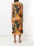 Lygia & Nanny Midi-jurk met bloemenprint Geel - Thumbnail 4