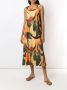 Lygia & Nanny Midi-jurk met bloemenprint Geel - Thumbnail 2