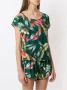 Lygia & Nanny T-shirt met bladerenprint Groen - Thumbnail 3