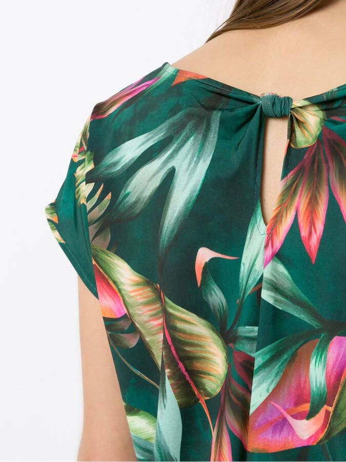 Lygia & Nanny T-shirt met bladerenprint Groen