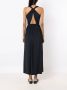 Lygia & Nanny Venus midi-jurk met elastische taille Zwart - Thumbnail 3