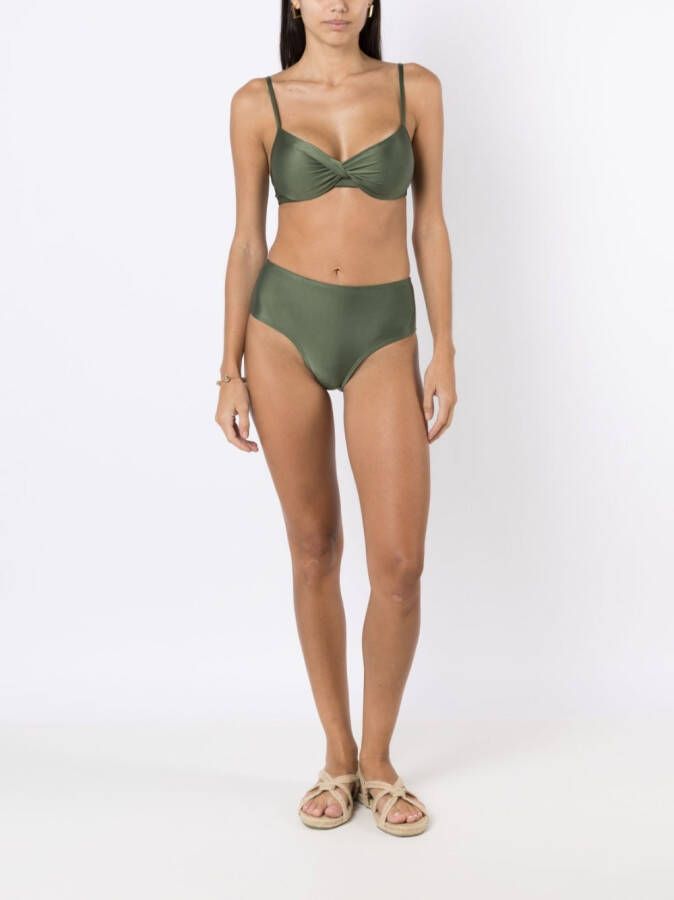 Lygia & Nanny Gedraaide bikini Groen
