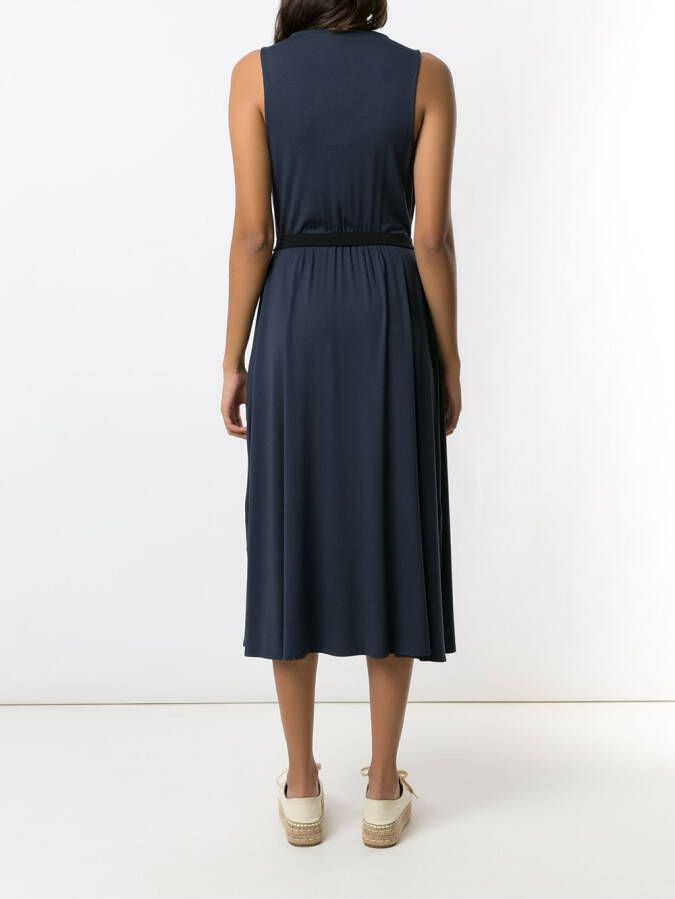 Lygia & Nanny Wikkeljurk met riem Blauw