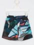 Lygia & Nanny Zwembroek met abstracte print Blauw - Thumbnail 2