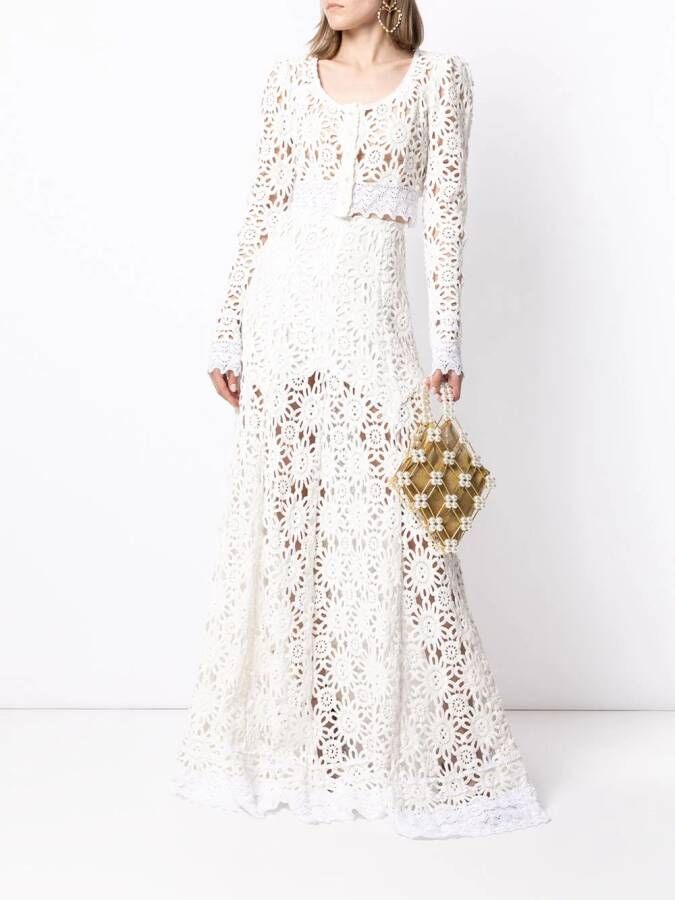 Macgraw Broderie anglaise rok Wit