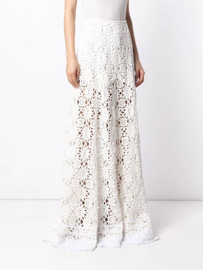 Macgraw Broderie anglaise rok Wit