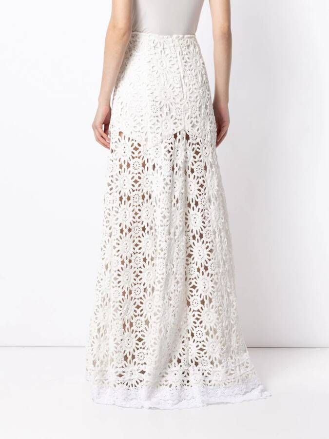 Macgraw Broderie anglaise rok Wit