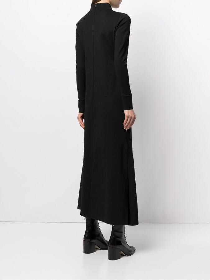 Macgraw Flared midi-jurk Zwart