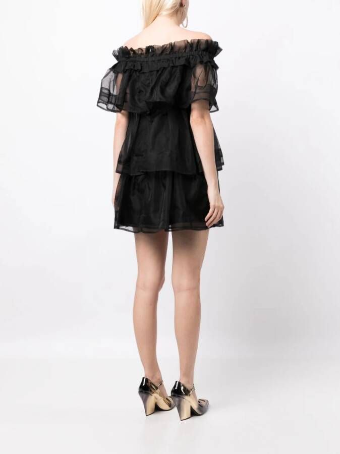 Macgraw Gelaagde midi-jurk Zwart