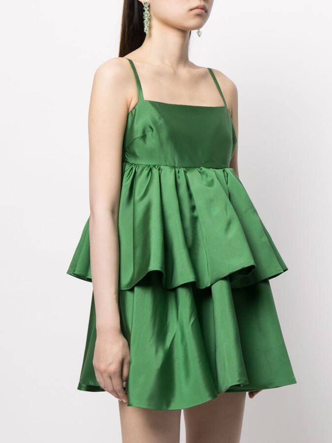 Macgraw Gelaagde mini-jurk Groen