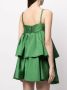 Macgraw Gelaagde mini-jurk Groen - Thumbnail 4