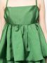 Macgraw Gelaagde mini-jurk Groen - Thumbnail 5