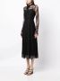 Macgraw Midi-jurk met kant Zwart - Thumbnail 3