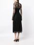 Macgraw Midi-jurk met kant Zwart - Thumbnail 4