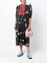 Macgraw Midi-jurk met print Zwart - Thumbnail 2