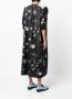 Macgraw Midi-jurk met print Zwart - Thumbnail 4