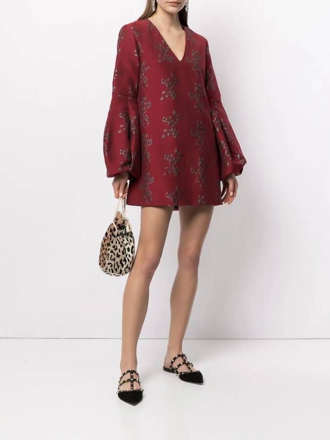 Macgraw Mini-jurk met borduurwerk Rood